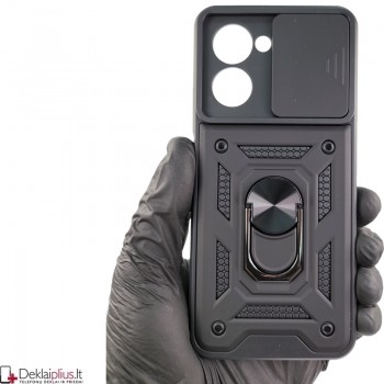 5in1 smūgiams atsparus dėklas su žiedu ir kameros apsauga (Realme C33/Realme C33 2023)